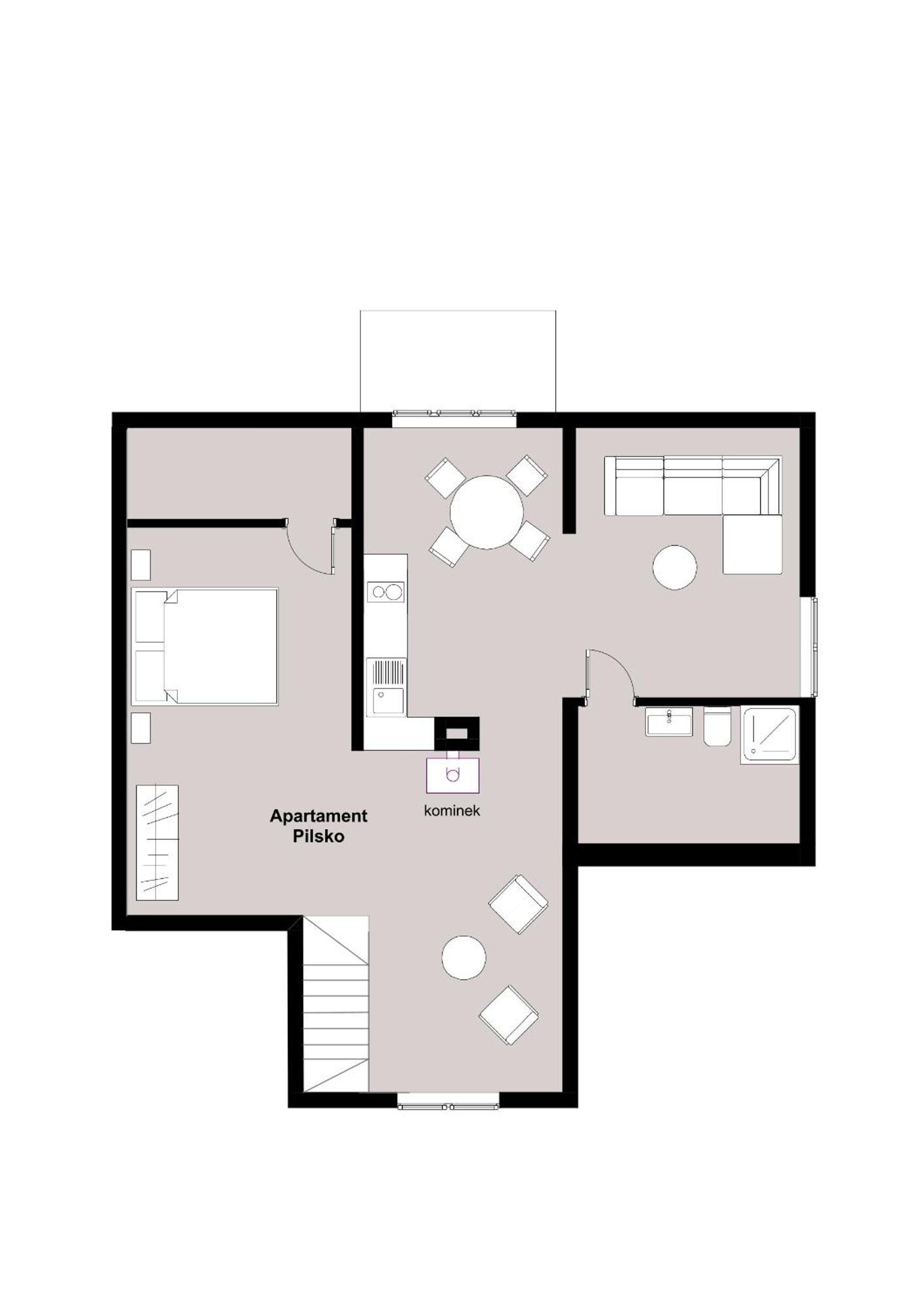 W Deski Dom Apartamenty Krzyżowa Exteriér fotografie
