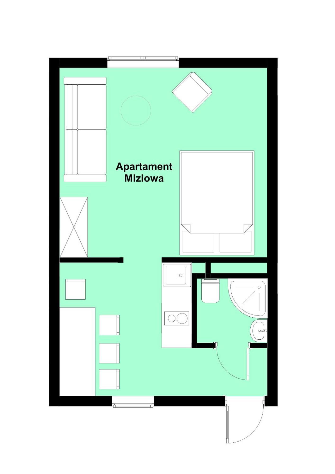 W Deski Dom Apartamenty Krzyżowa Exteriér fotografie
